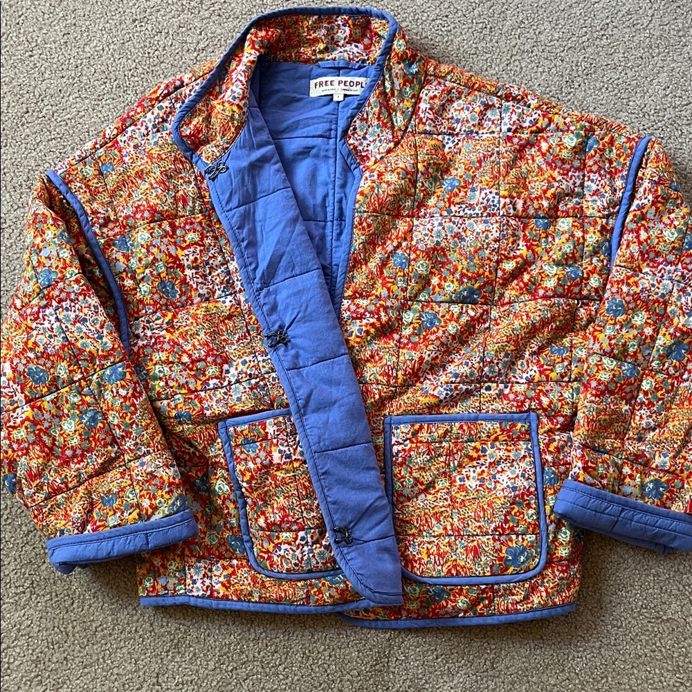 Free People Chloe Floral Print Jacket - Picture 4 of 4